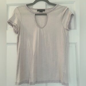 Sanctuary Lavender Women's Keyhole Top XS